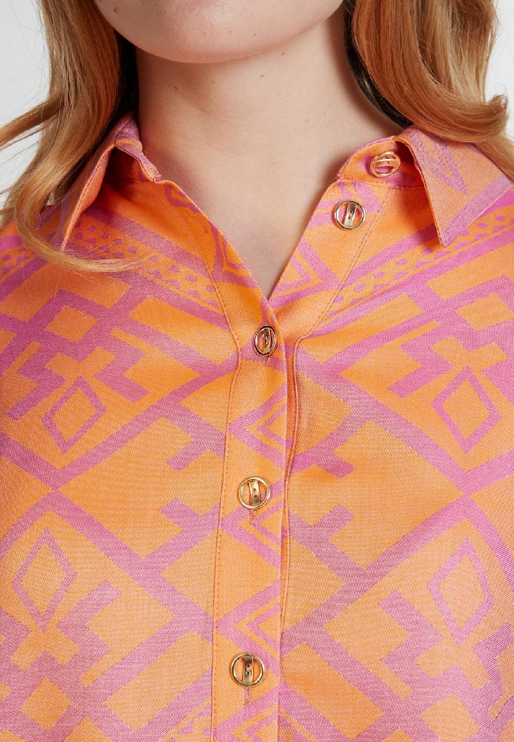 Ana Alcazar Hemdblusenkleid Kadisi Räumungsverkauf