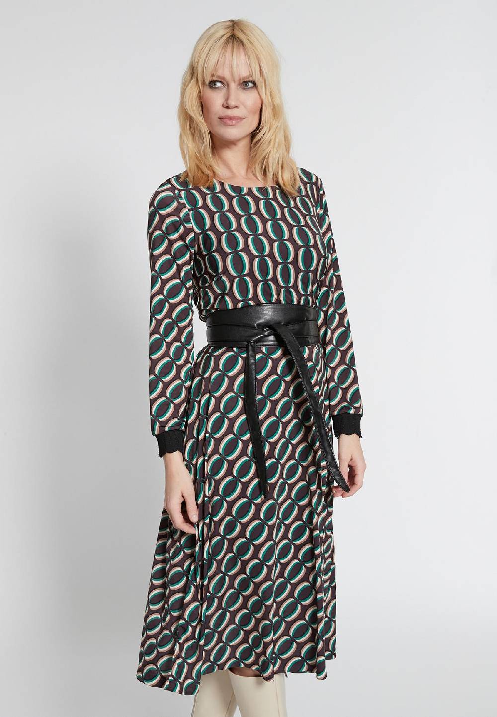 Ana Alcazar Midikleid Hiosa Kostenloser Versand
