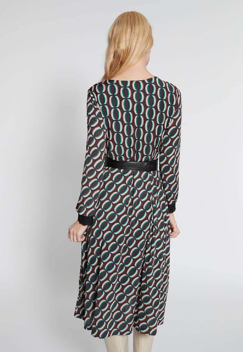 Ana Alcazar Midikleid Hiosa Kostenloser Versand