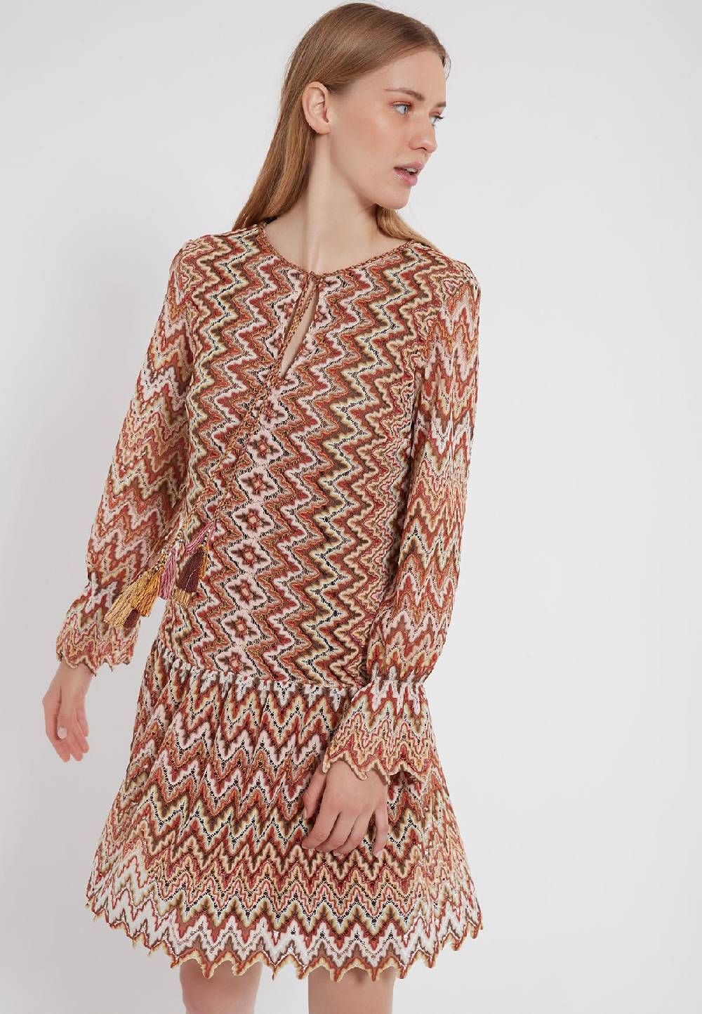 Ana Alcazar Langarm Kleid Zalta JETZT KAUFEN