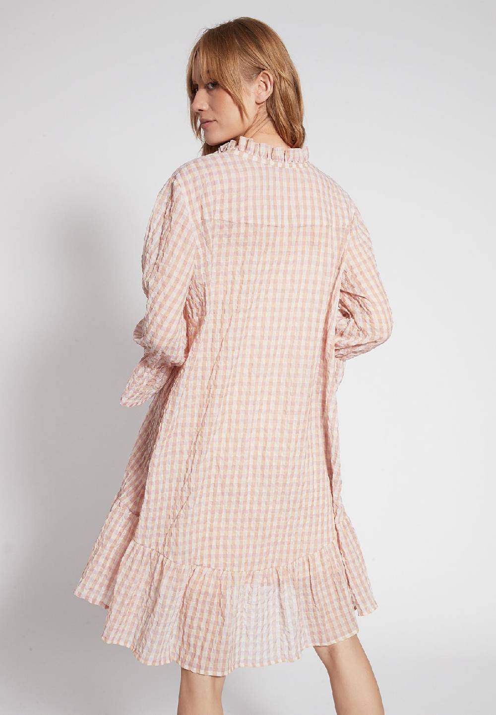 Ana Alcazar Rüschenkleid Fafone Neueste Stile