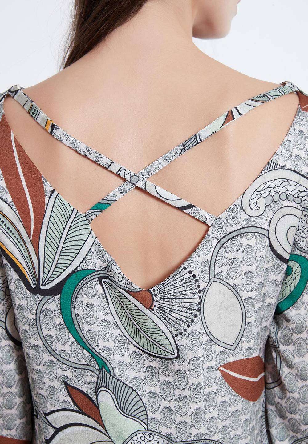 Ana Alcazar Ausschnitt Kleid Zesmy Zeitbegrenzte Promotion