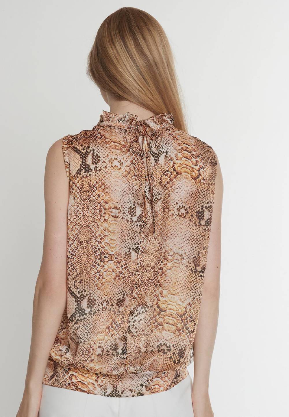 Ana Alcazar Chiffontop Pakosa Sonderangebot der Fabrik