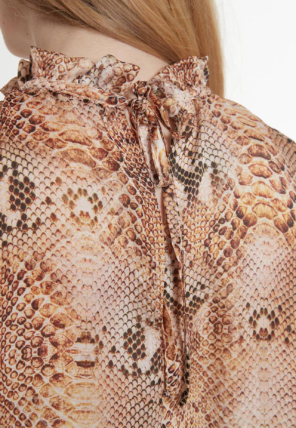 Ana Alcazar Chiffontop Pakosa Sonderangebot der Fabrik