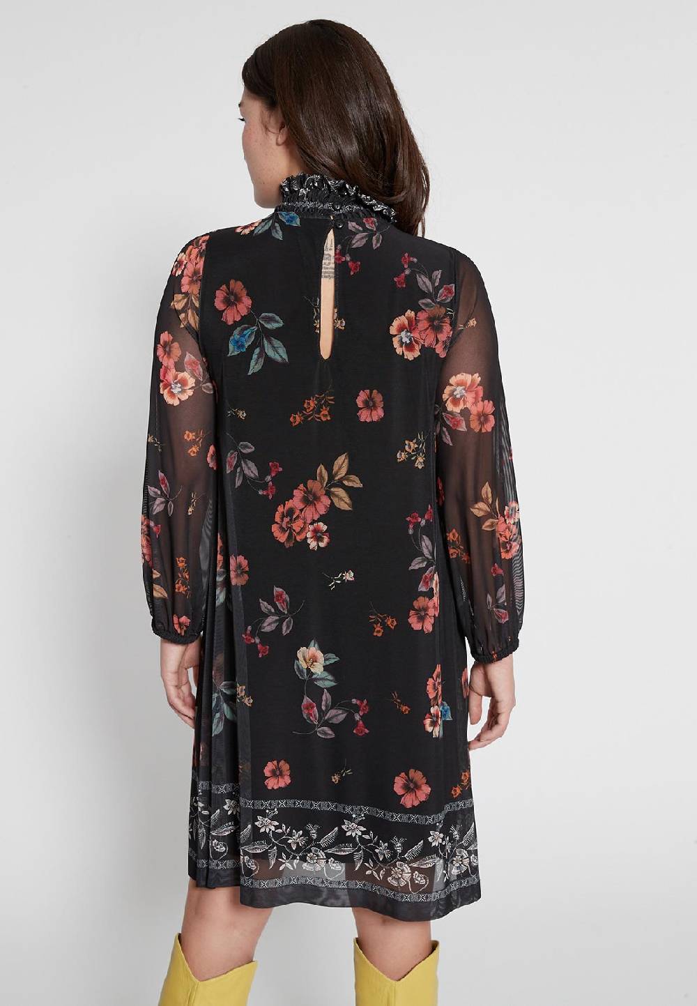 Ana Alcazar Langarmkleid Hiane Verkauf