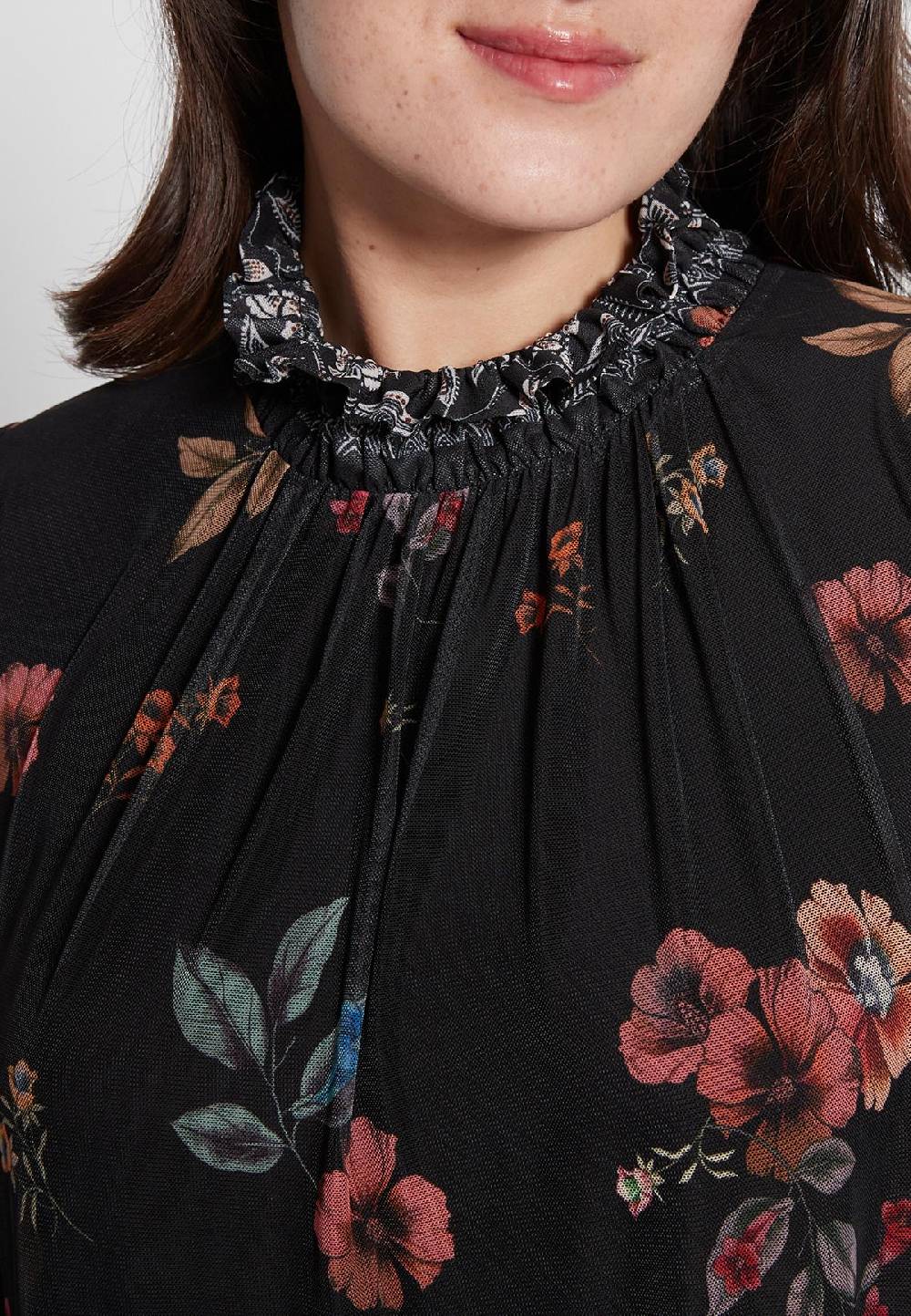 Ana Alcazar Langarmkleid Hiane Verkauf