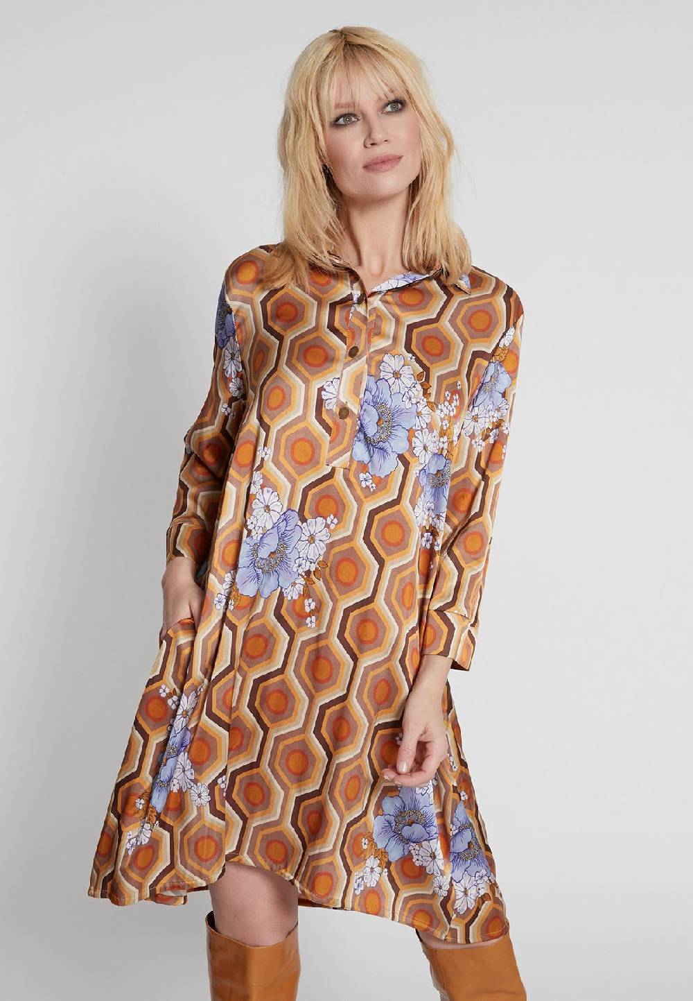 Ana Alcazar Blusenkleid Hakine Preisnachlass