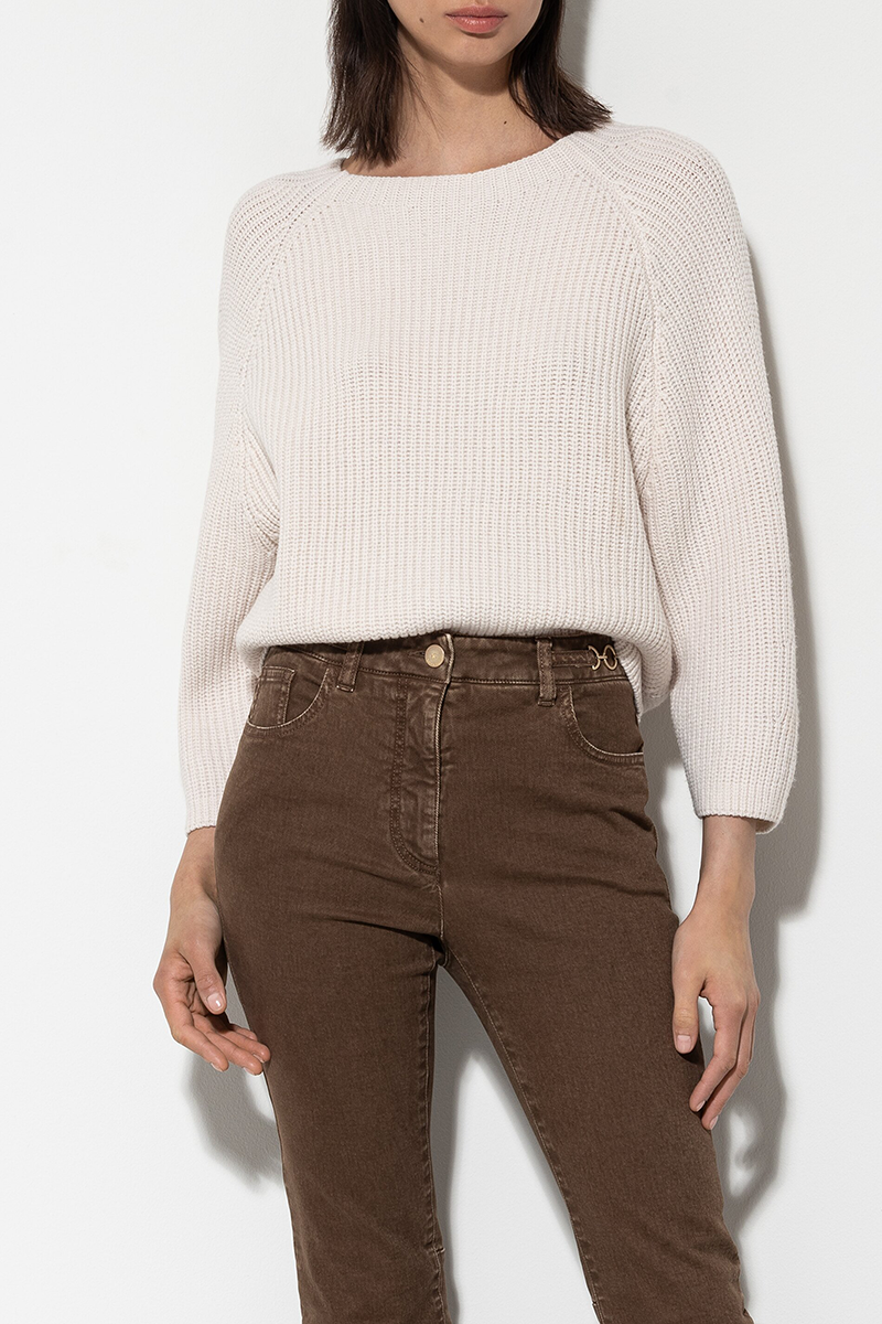 LUISA CERANO Rippstrick-Pullover 108520 aus Woll-Mix von LUISA CERANO