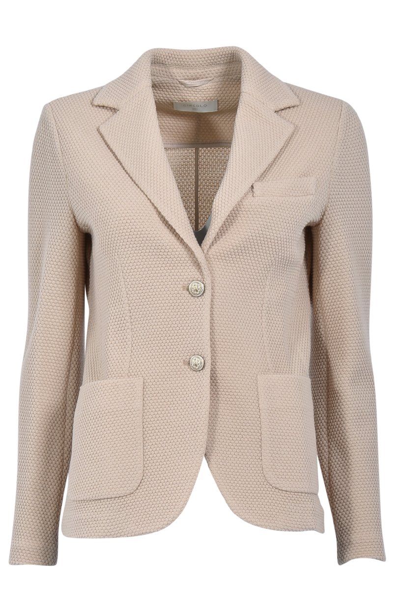 CIRCOLO Wollblazer mit Wabenmuster von CIRCOLO