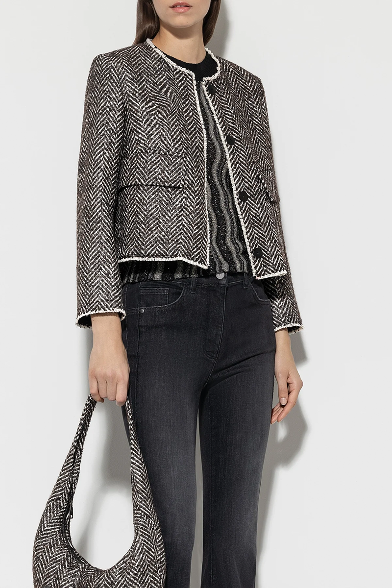 LUISA CERANO Jacke in Fischgrat-Tweed von LUISA CERANO Fabrik Onlineshop