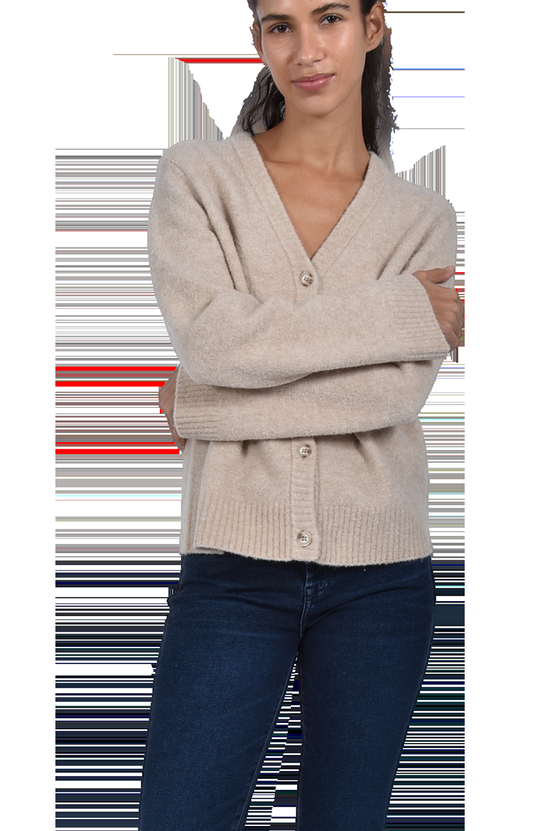 INSIEME Bouclé-Cardigan mit verkürzten Ärmeln von INSIEME Neueste Mode