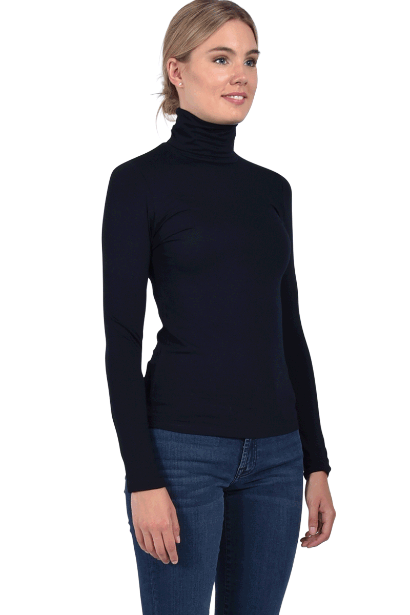 MAJESTIC Rollkragenshirt aus Viskose von MAJESTIC Kostenloser Versand international