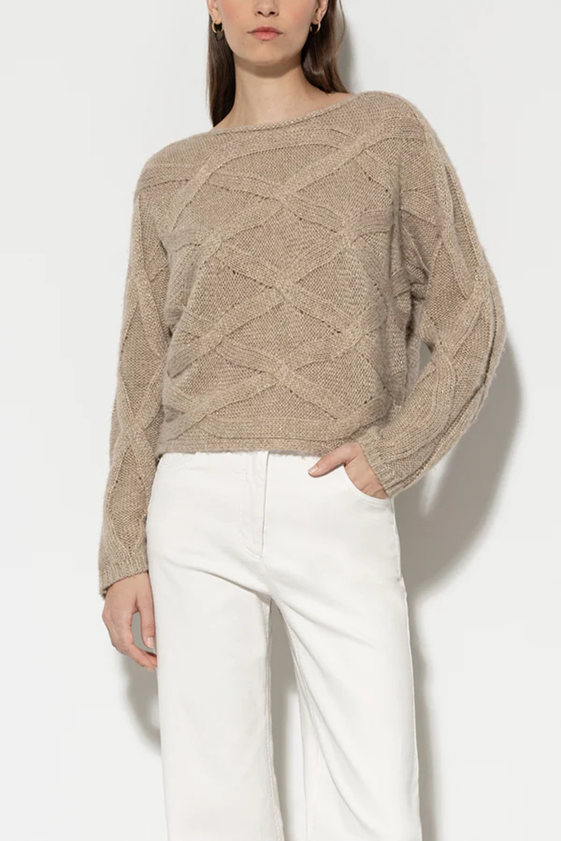 LUISA CERANO Pullover mit Zopfmuster von LUISA CERANO Speichern exportieren