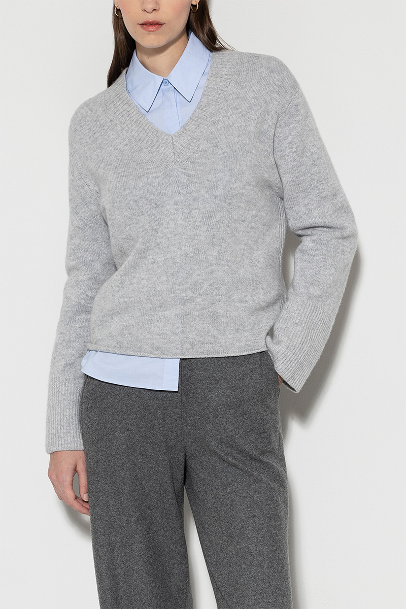 LUISA CERANO V-Pullover aus Kaschmir-Mix von LUISA CERANO Im Verkauf