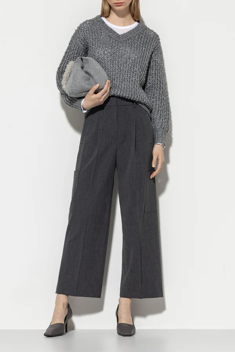 LUISA CERANO Cargo-Pants aus Kaschmir-Mix von LUISA CERANO Blitzverkäufe
