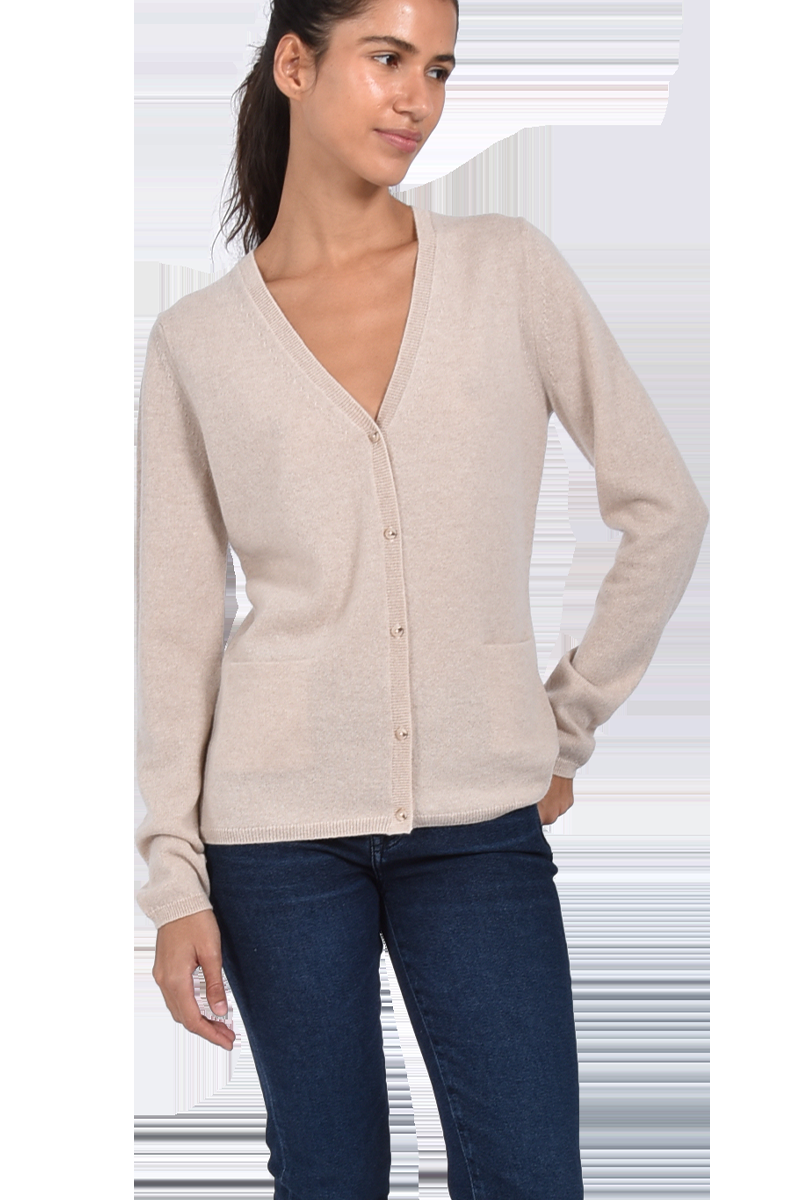 INSIEME Klassischer Cardigan aus 100% Kaschmir von Insieme Exklusivangebot