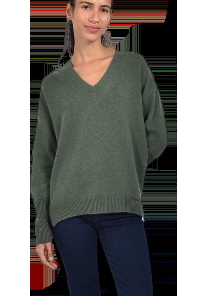 VAN KUKIL V-Ausschnittpullover "Paisley" aus 100% Kaschmir von VAN KUKIL Bestseller