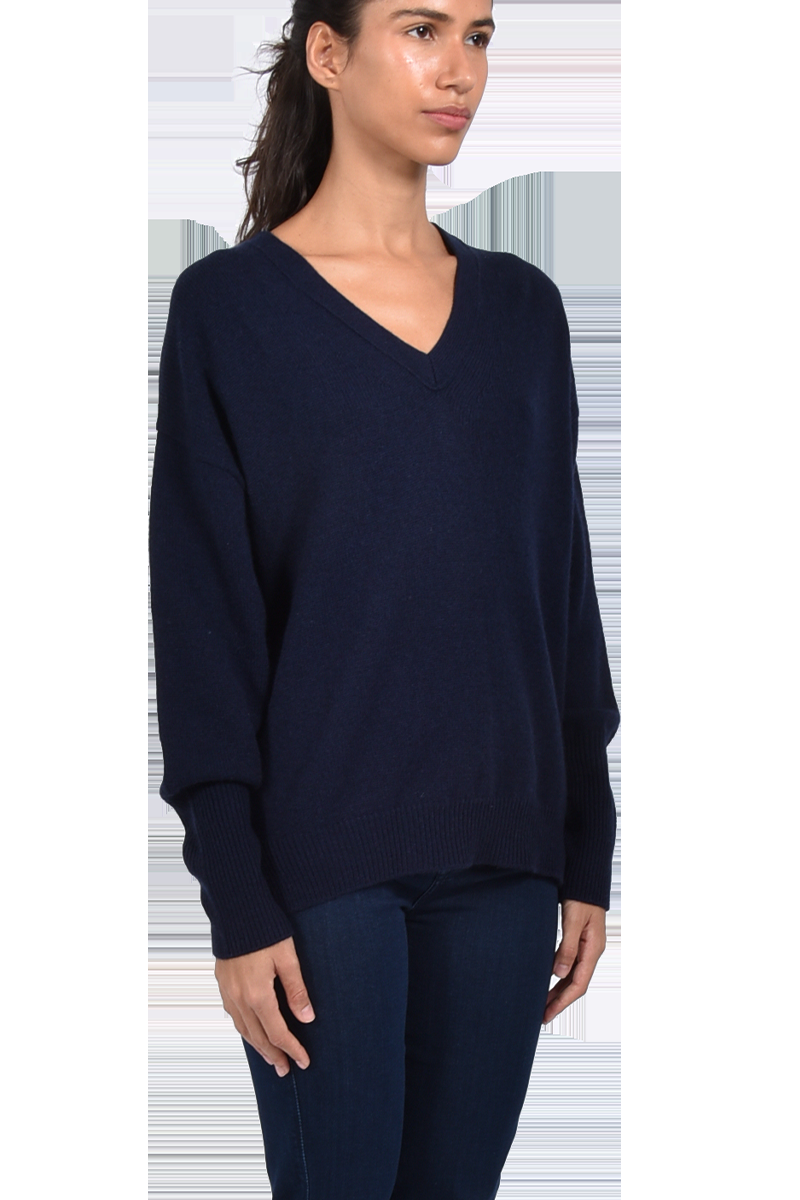 VAN KUKIL V-Ausschnittpullover "Paisley" aus 100% Kaschmir von VAN KUKIL Saisonale Angebote