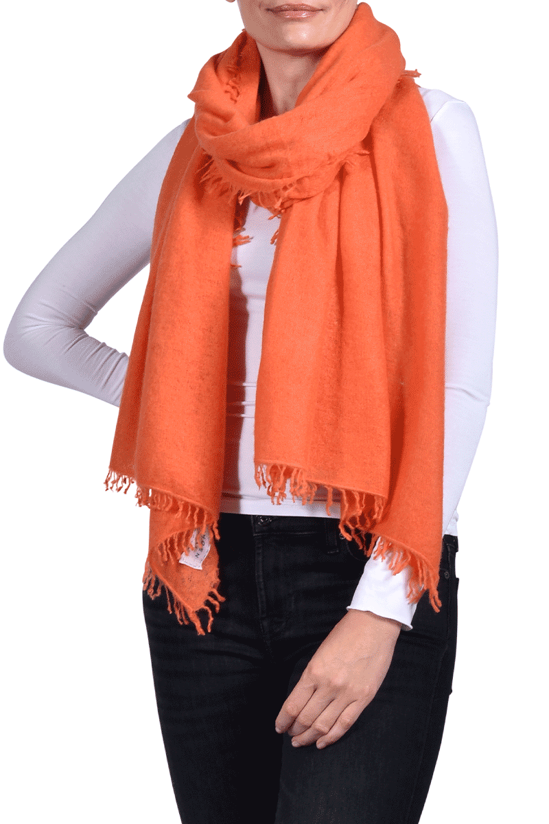PUR SCHOEN Edles Cashmere-Tuch von PUR SCHOEN, Orange 2 Tägliche Deals