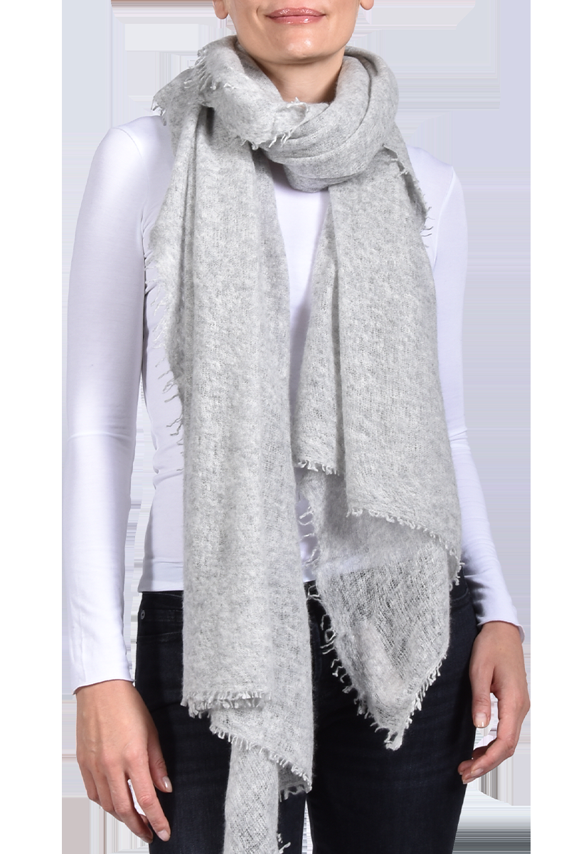 PUR SCHOEN Edles Cashmere-Tuch von PUR SCHOEN, Silber Riesige Ersparnisse