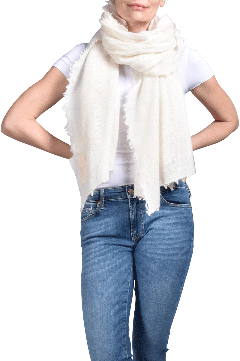 PUR SCHOEN Edles Cashmere-Tuch von PUR SCHOEN, Natur VIP-Rabatte