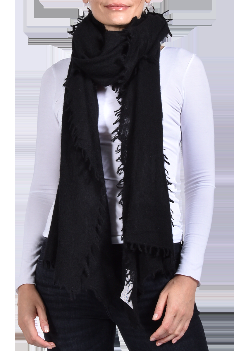 PUR SCHOEN Edles Cashmere-Tuch von PUR SCHOEN, Schwarz Tiefpreis