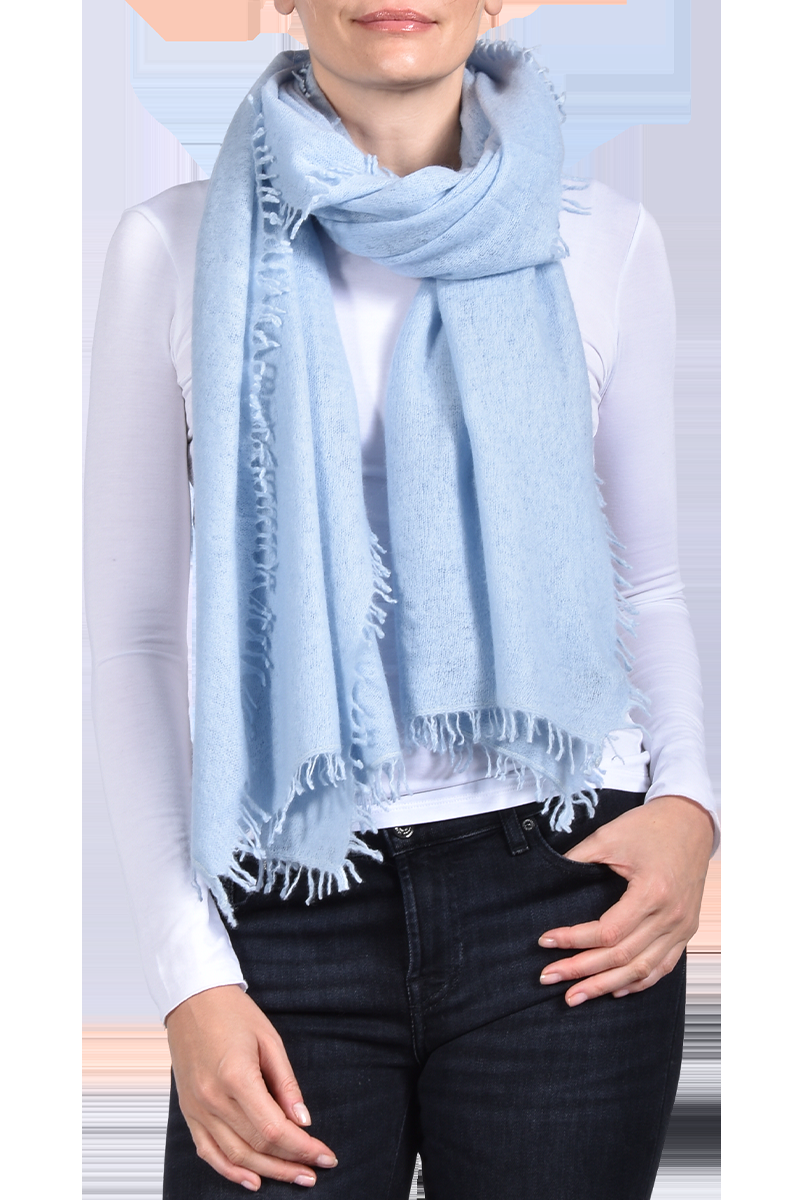 PUR SCHOEN Edles Cashmere-Tuch von PUR SCHOEN, Bleu Super Sparpreis