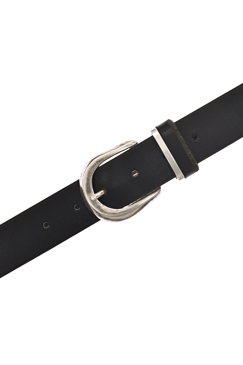 B.BELTS Volledergürtel mit Metallschließe von B.Belt Im Verkauf