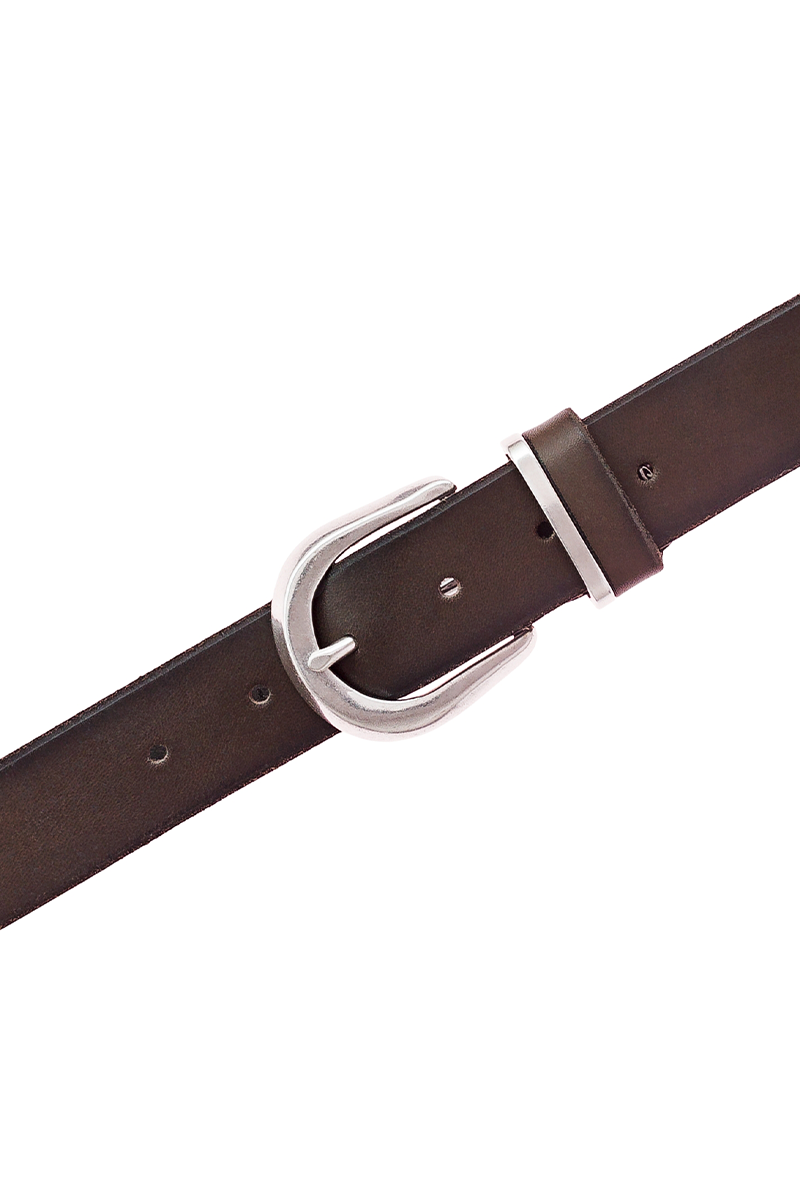 B.BELTS Volledergürtel mit Metallschließe von B.Belt zollfrei