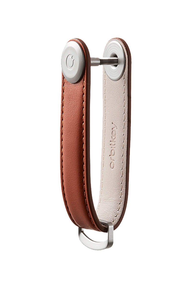 ORBITKEY Schlüsselorganisator aus Leder „Orbitkey 2.0“, Torf im Angebot