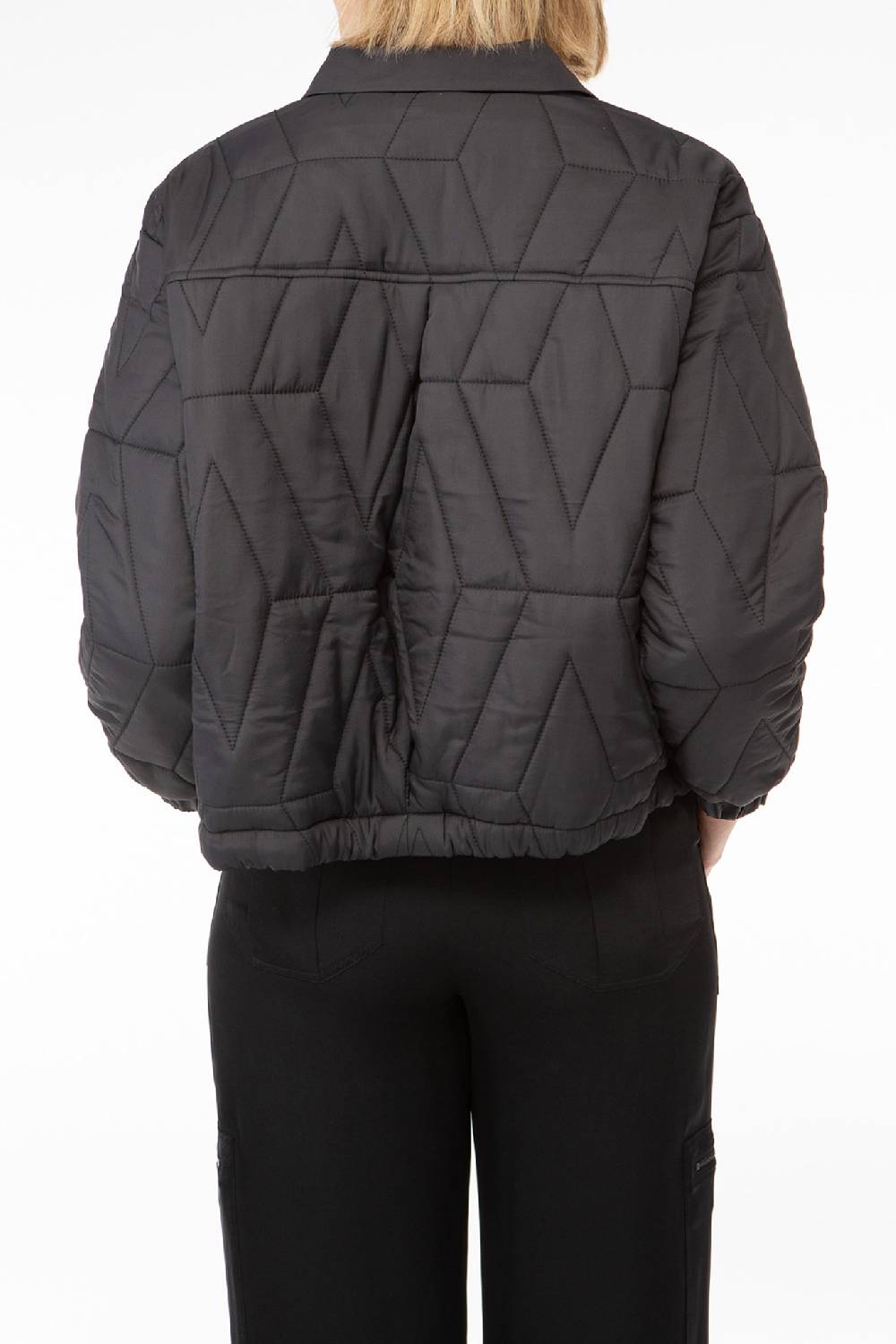 IVI GmbH PUFFER NYLON Jacke mit Signature Steppung schwarz Exklusive Angebote
