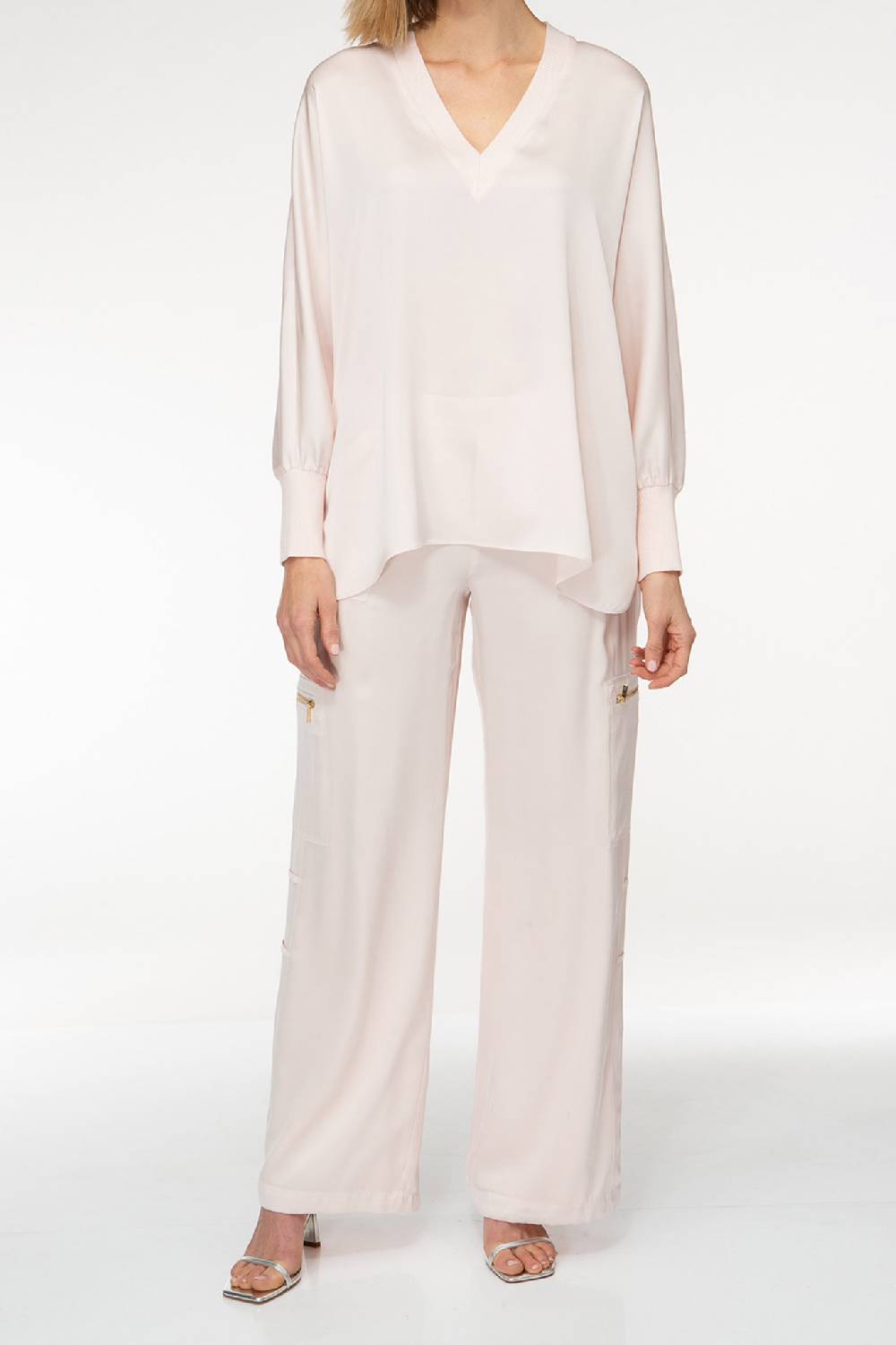 IVI GmbH SOLID SILK Tunika rosé Neueste Stile