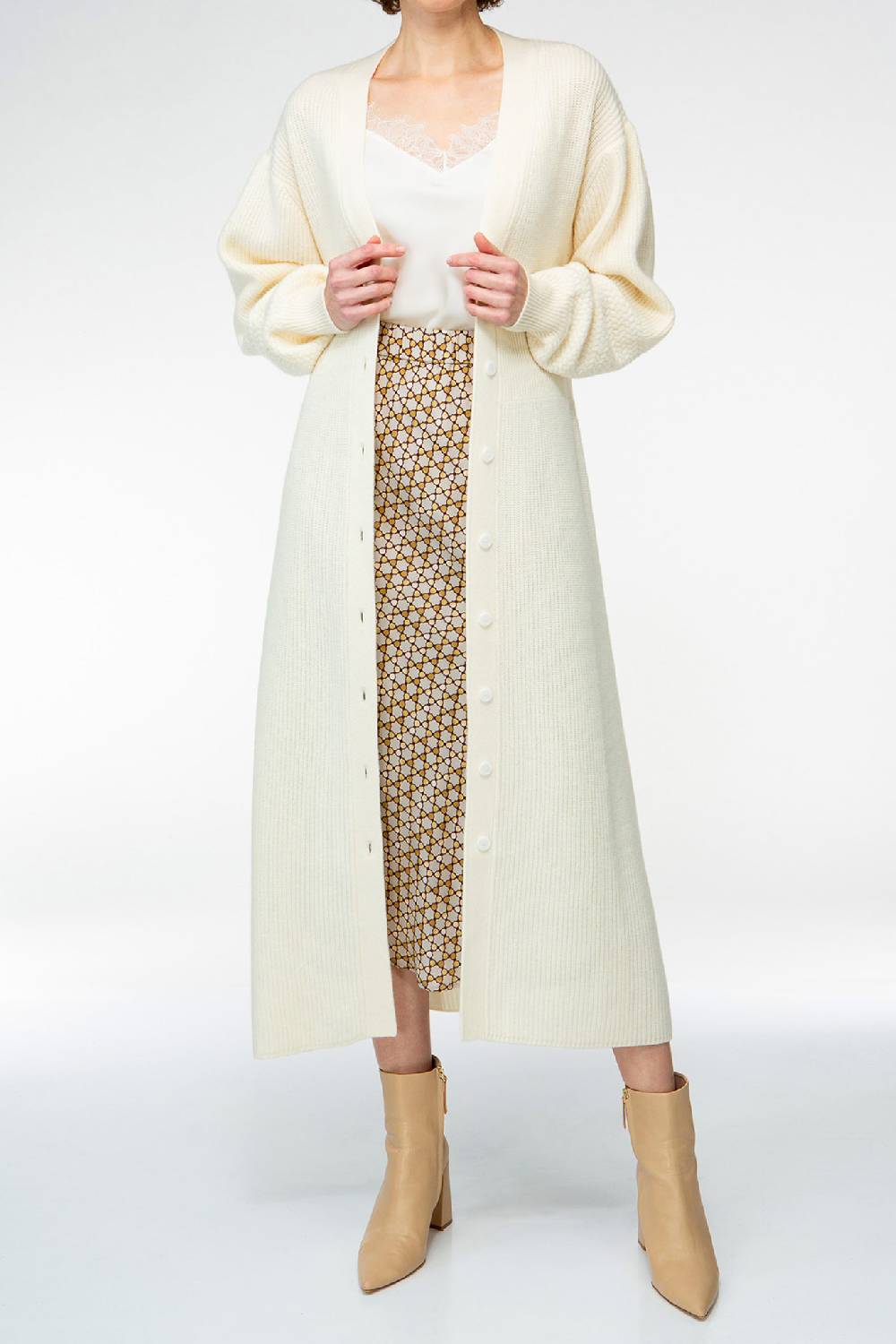 IVI GmbH SOLID KNIT Kleid im Struktur-Mix weiß Discount Store für neue Produkte