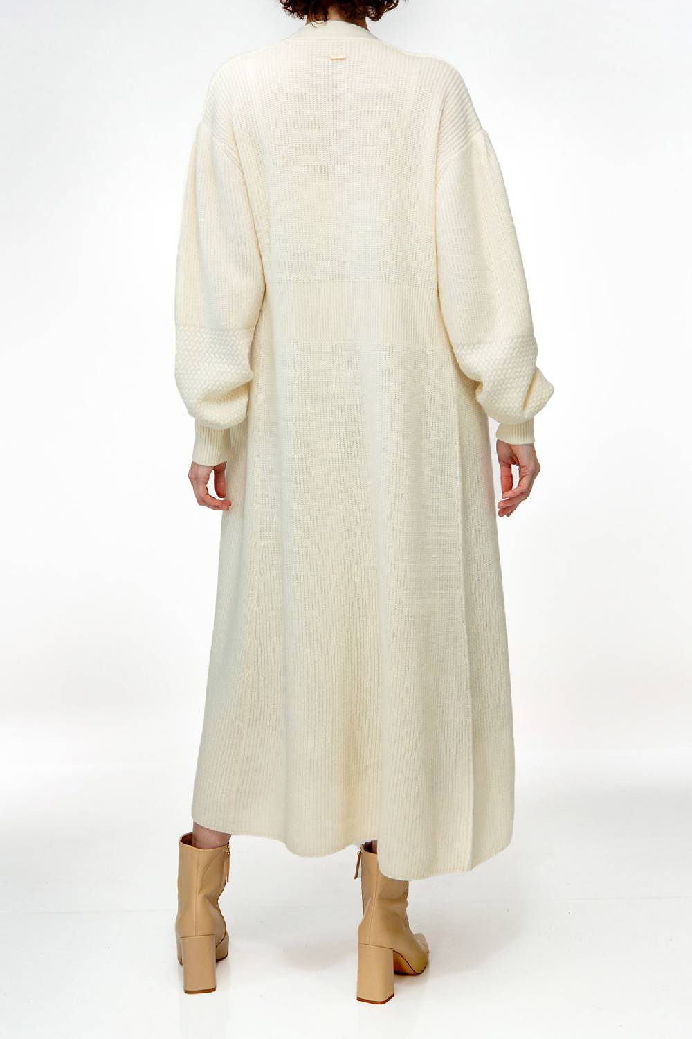 IVI GmbH SOLID KNIT Kleid im Struktur-Mix weiß Discount Store für neue Produkte