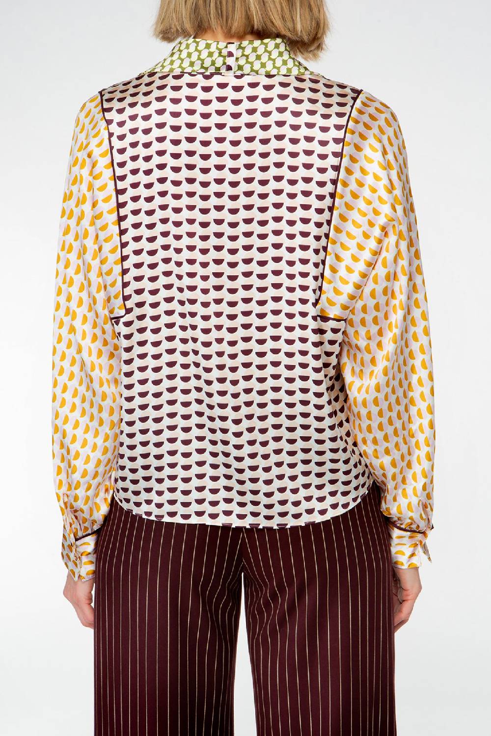 IVI GmbH JETON Cropped Bluse mit Schluppe Clearance-Verkauf