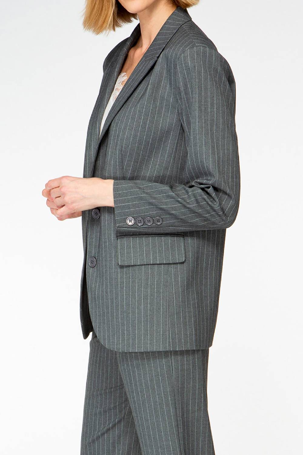 IVI GmbH PINSTRIPE Klassischer Blazer graphit Verkauf