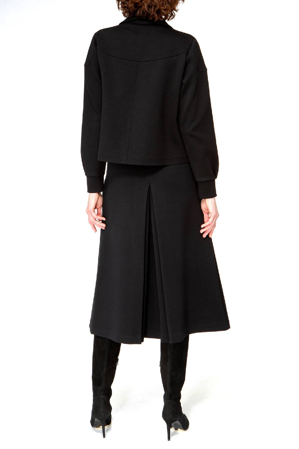 IVI GmbH SOLID JERSEY Kurze Jacke im Boxy Fit schwarz im Angebot