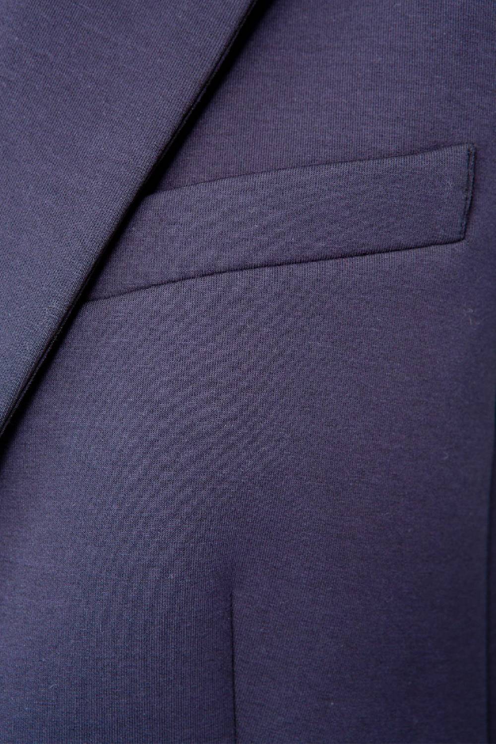 IVI GmbH SOLID JERSEY Weste mit Reverskragen navy Fabrikverkauf