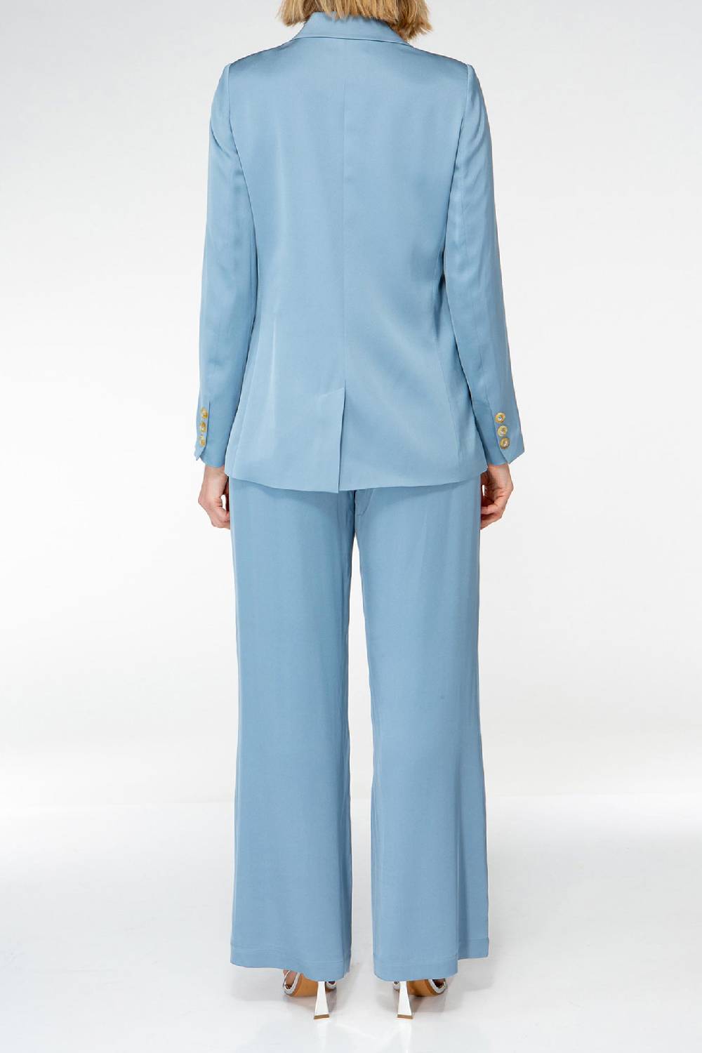 IVI GmbH SOLID SILK Seidenblazer hellblau Wochenangebot