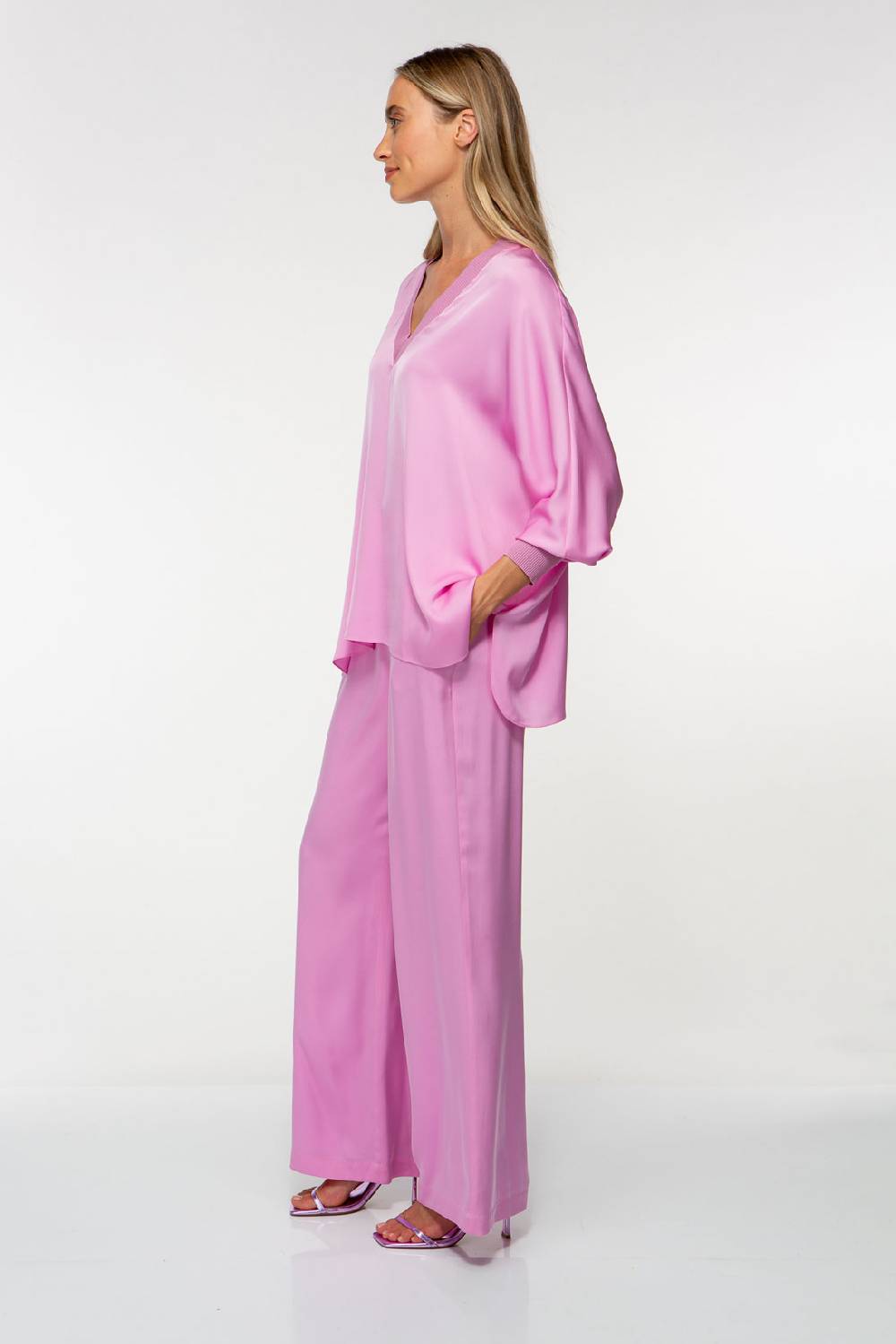 IVI GmbH SOLID SILK Tunika pink orchid Schlussverkauf