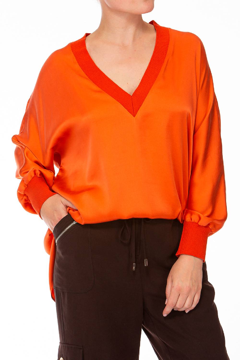 IVI GmbH SOLID SILK Tunika weiß Sonderangebot