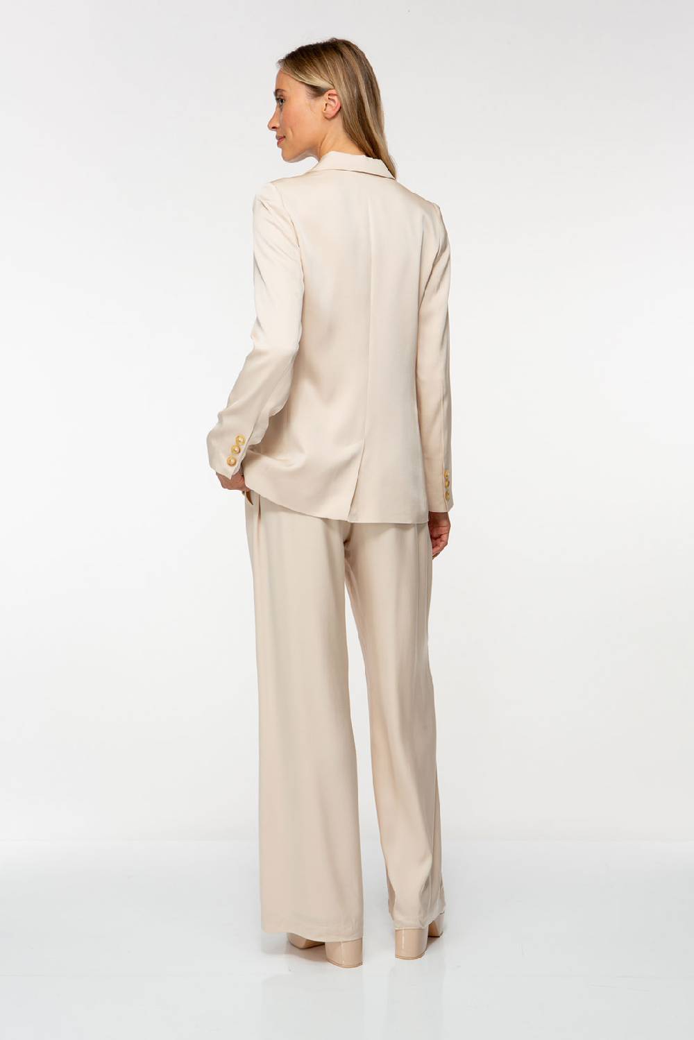 IVI GmbH SOLID SILK Seidenblazer light sand Rabatte dieses Monats