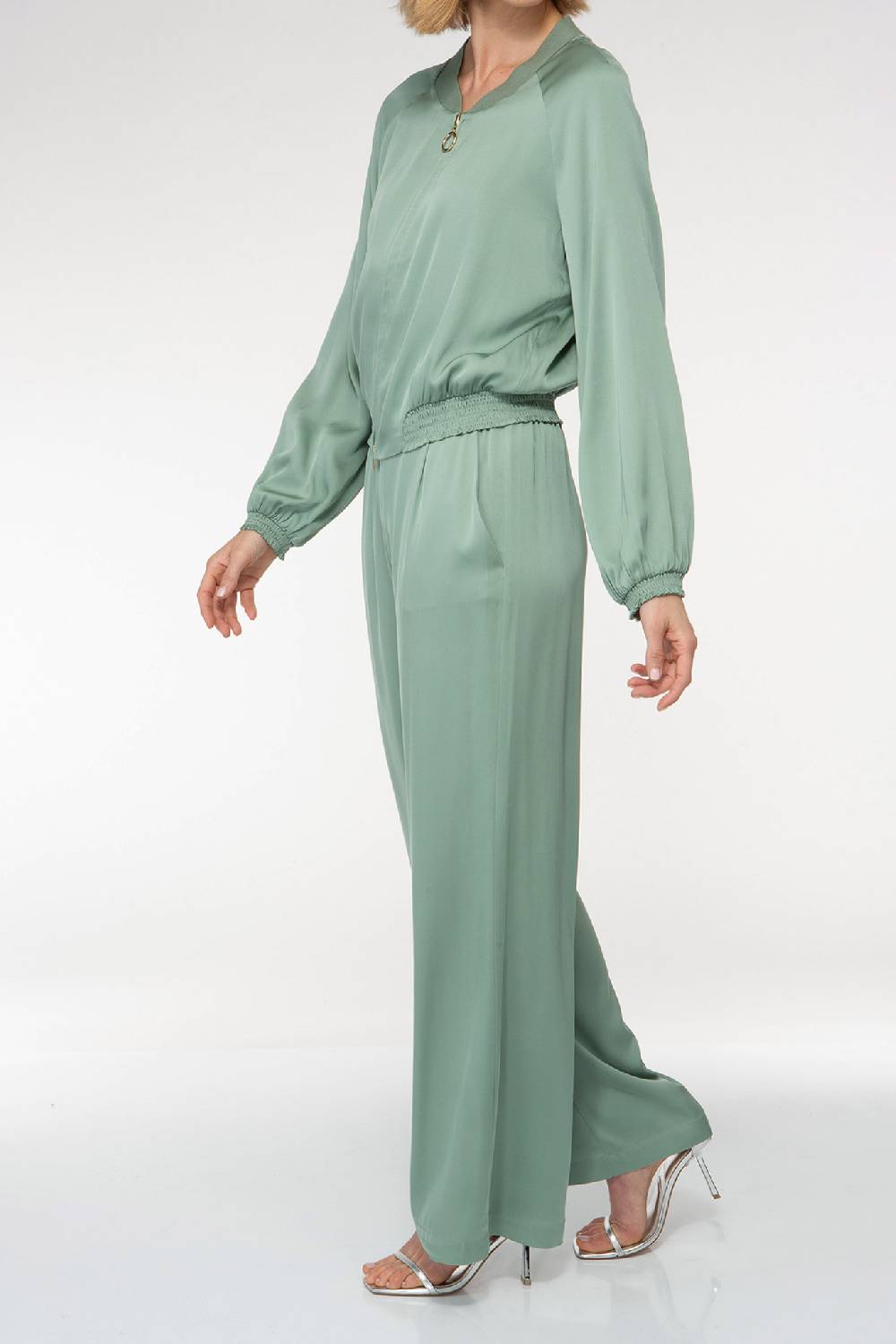 IVI GmbH SOLID SILK Seidenblouson salbei Online