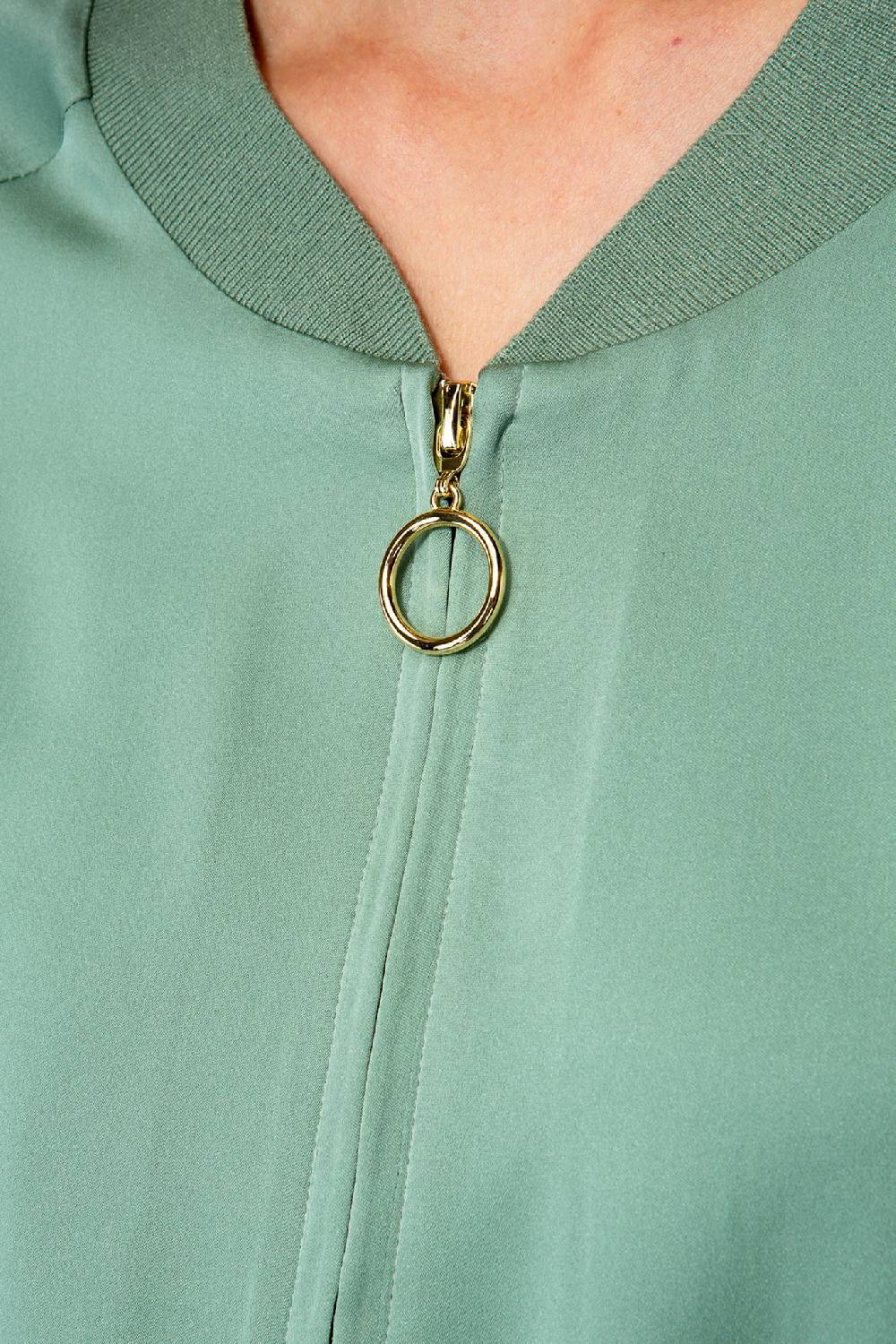 IVI GmbH SOLID SILK Seidenblouson salbei Online