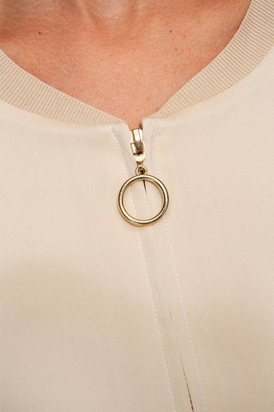 IVI GmbH SOLID SILK Seidenblouson light sand Hotsell