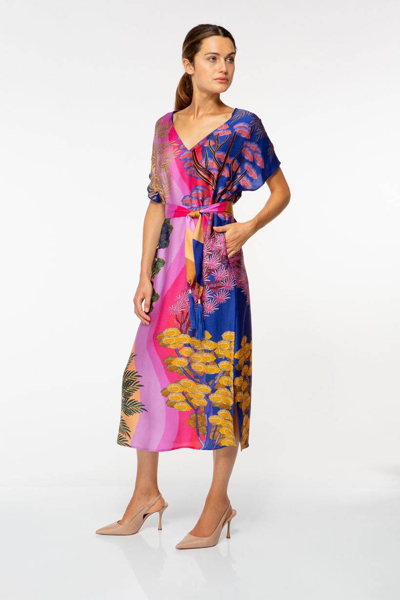 IVI GmbH SEA OF DUNES Kaftankleid multicolor Günstig kaufen