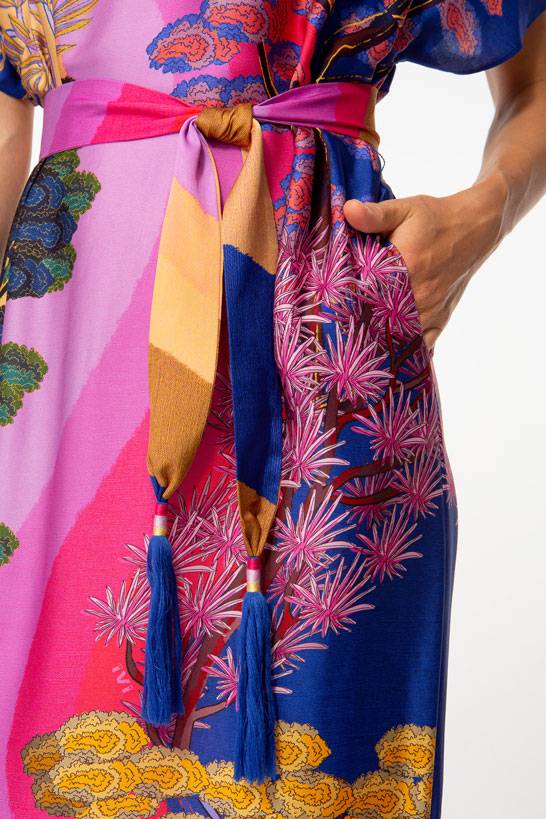 IVI GmbH SEA OF DUNES Kaftankleid multicolor Günstig kaufen