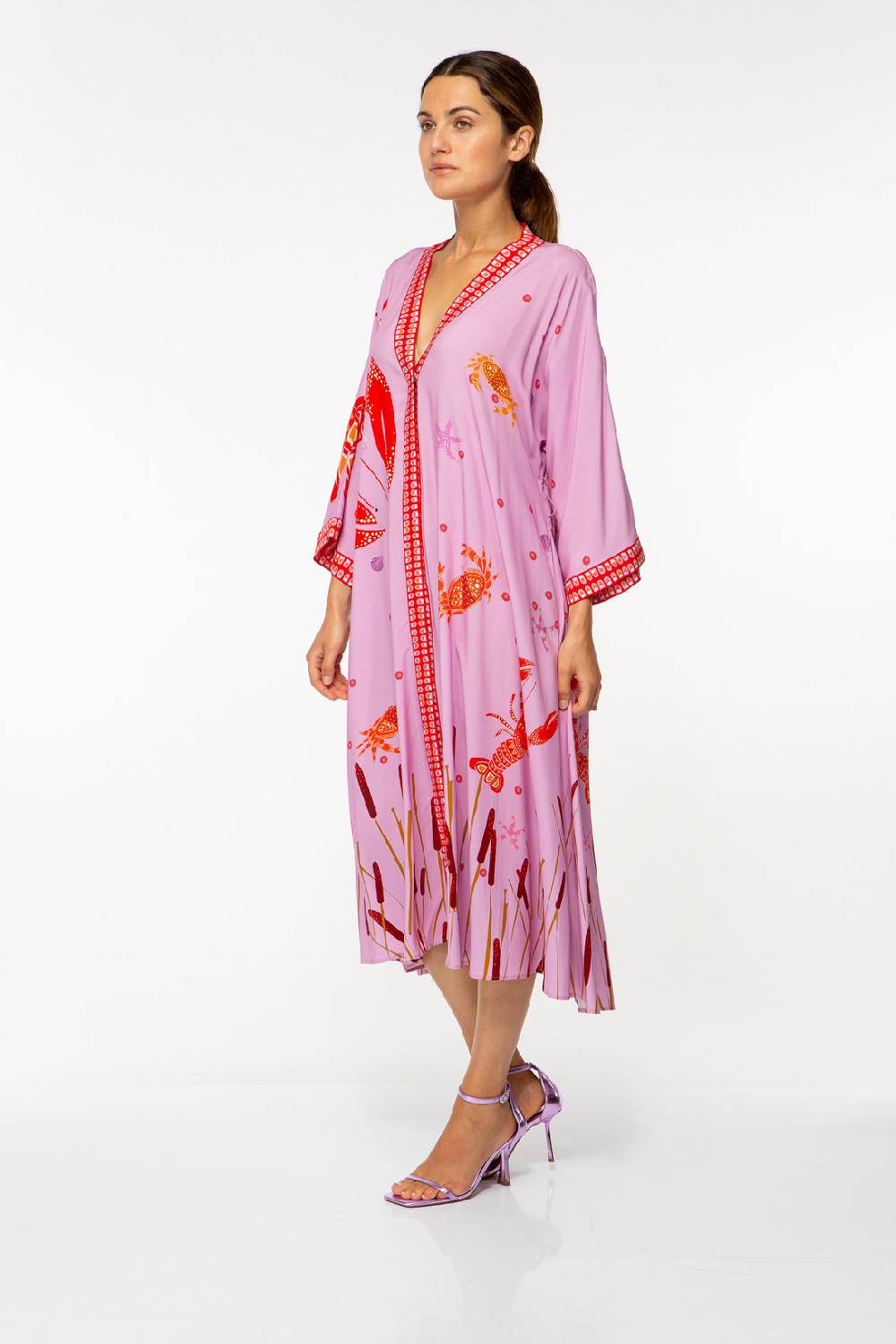IVI GmbH LOBSTER Kaftankleid pink Großer Ausverkauf