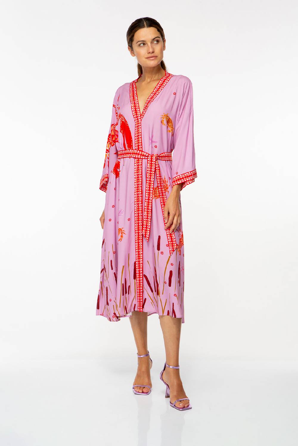 IVI GmbH LOBSTER Kaftankleid pink Großer Ausverkauf