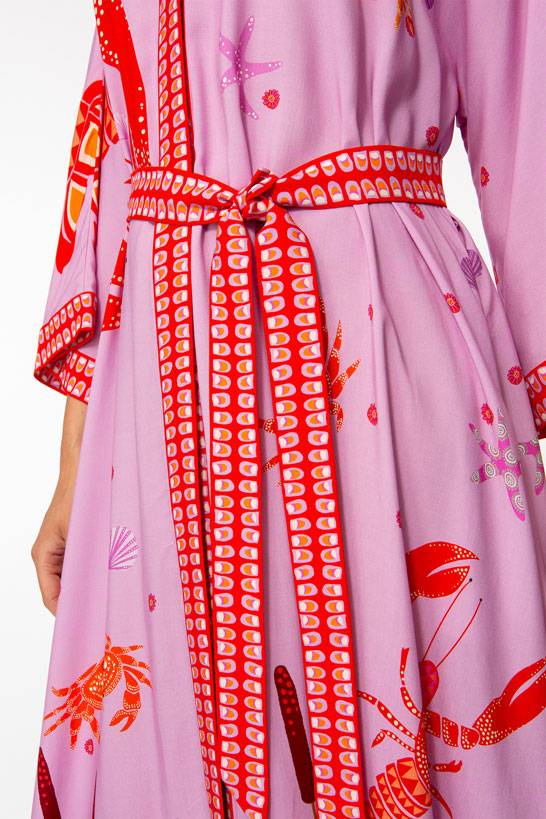 IVI GmbH LOBSTER Kaftankleid pink Großer Ausverkauf